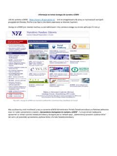 Link do systemu eZWM: https://ezwm.nfz.gov.pl/ap.